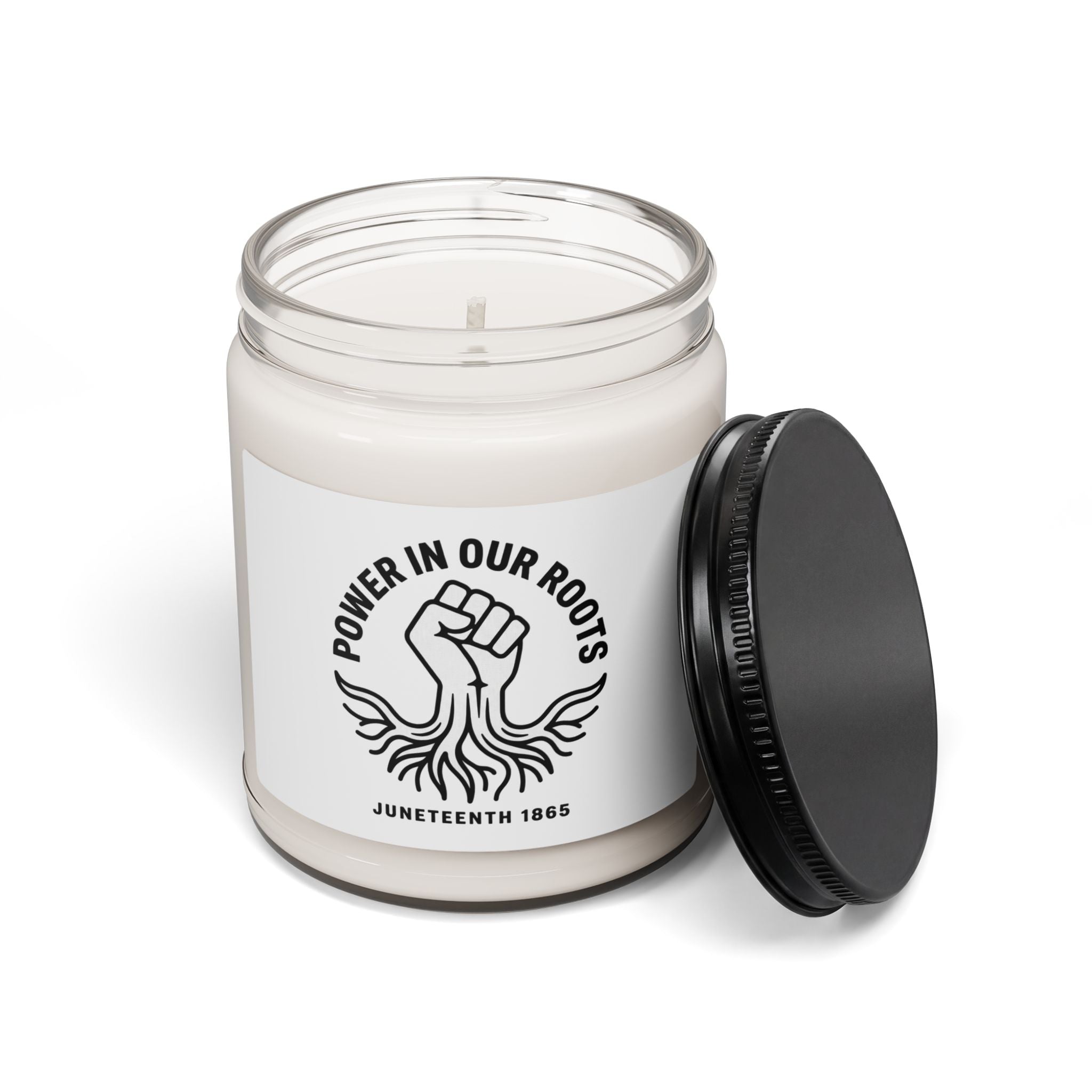 Power In Our Roots Candle | Juneteenth 1865 Soy Candle, Black Pride
