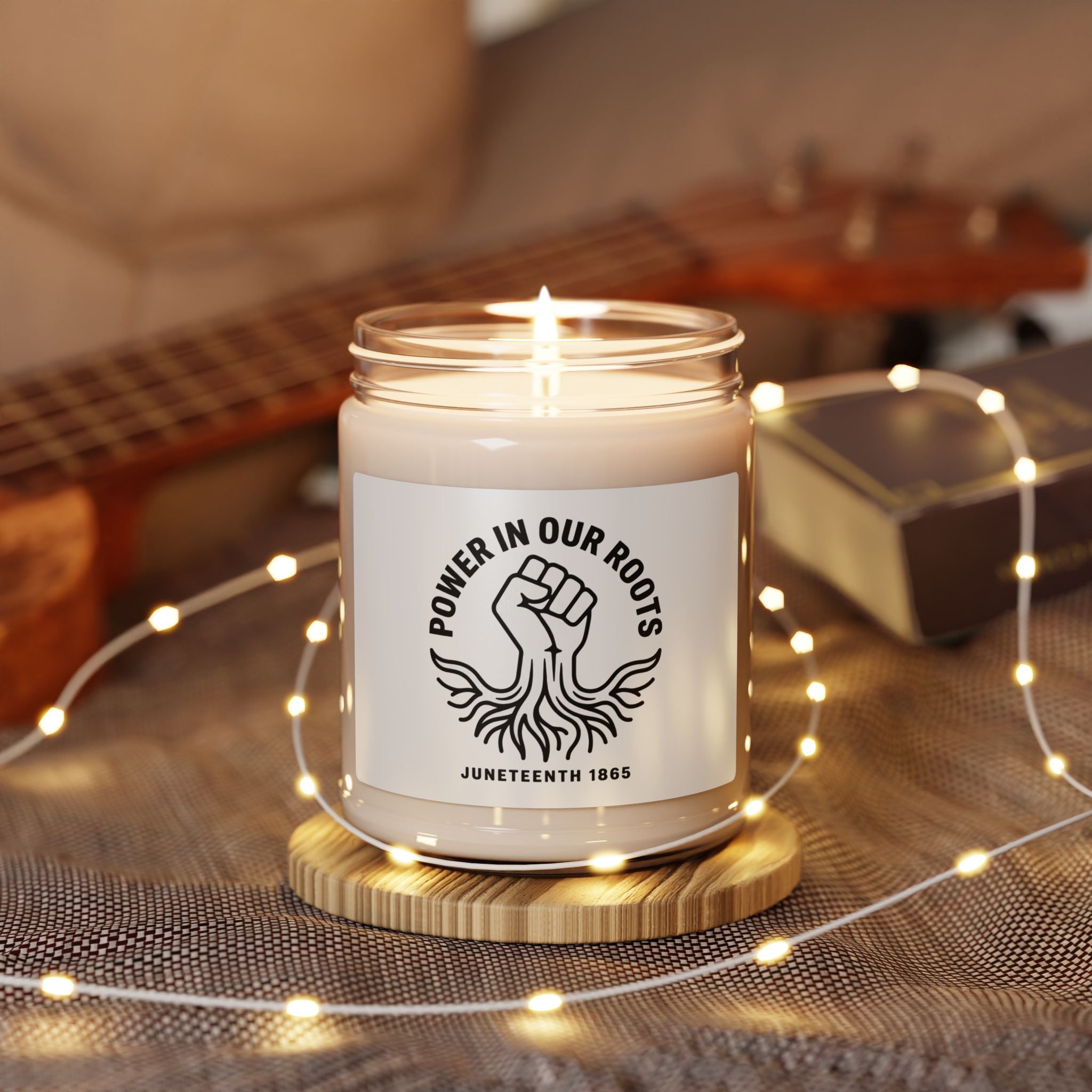 Power In Our Roots Candle | Juneteenth 1865 Soy Candle, Black Pride